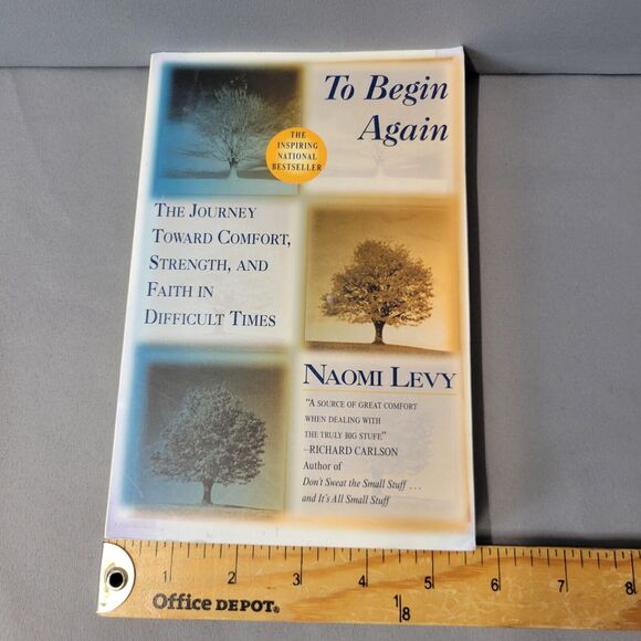 To Begin Again The Journey Toward Comfort Strength & Faith in Difficult Book PB - Picture 8 of 12